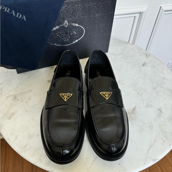 Prada Men's Black Loafers - Picture 1 of 10